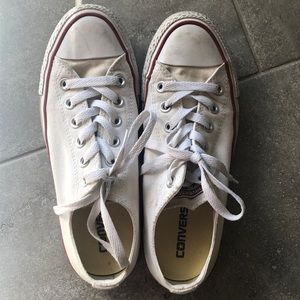 Women’s white converse